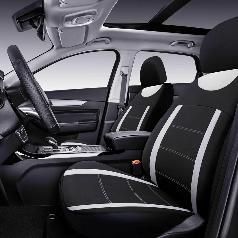 Universal Car Seat Cover Set for 5 Seats, Breathable & Comfortable Car Seat Protector, Car Seat Protective Cover, Car Interior Accessories for All Seasons 2