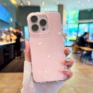Funda para teléfono de color sólido, funda protectora anticaída para teléfono móvil, funda protectora total para teléfono móvil a prueba de golpes para iPhone 16 15 14Plus 13 12Pro Max, carcasa