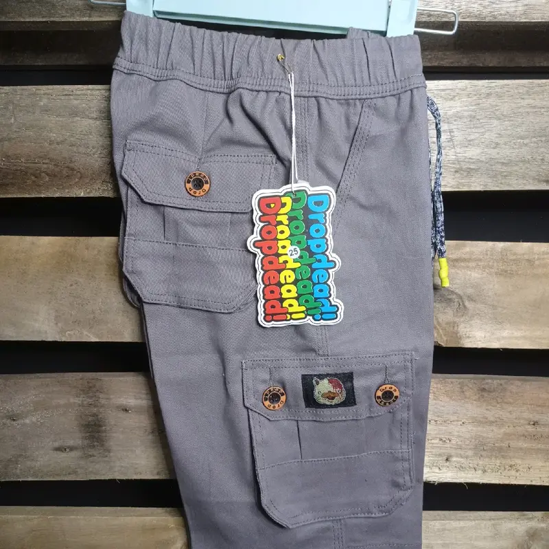 Celana Pendek Anak Cargo/Kimpol Fashion 8-13th Katun - Hitam, mocca,latte fasion 4-5 tahun bawahan celpen Lakilaki Kargo Chinos laki Chino santai Pants Kasual Panjang 4