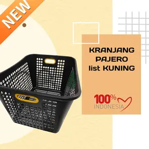 Keranjang Londry Serbaguna Keranjang Pajero list kuning