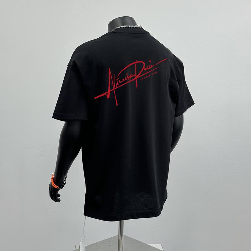 Áo Thun ngắn Tay Thiết Kế Cổ Điển Chữ Cái Đơn Giản, Áo Cổ Thuyền 100% Cotton, Unisex, Dành Cho Nam Và Nữ