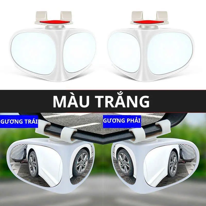Bộ 2 Gương Chiếu Điểm Mù ô Tô Quan Sát Trước Và Sau Góc rộng Chống Nước An Toàn Khi Lái Xe - Thương hiệu uy tín guong  chieuhau 1