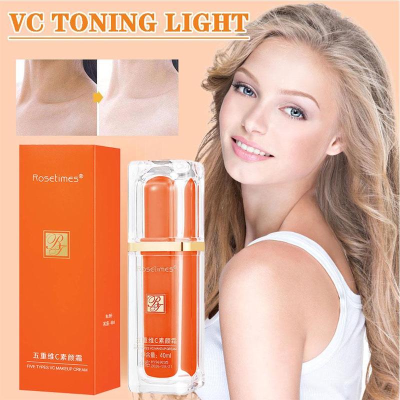 Product Introduction of 【Buy 1 Take 1】VC Makeup Primer Moisturizing Primer Blemish Waterproof Long-lasting Oil Control Primer 40ml*2pcs 14