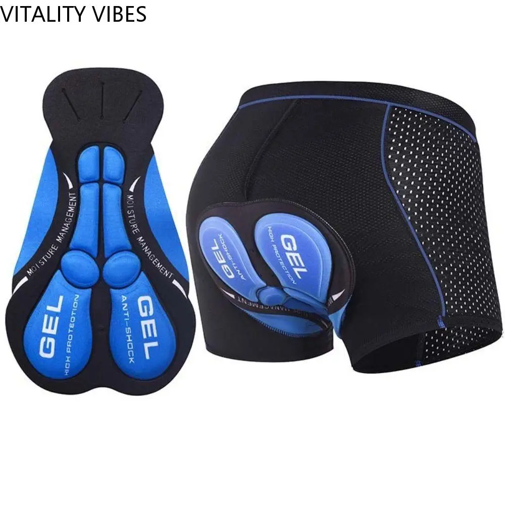 Dụng Cụ Đạp Xe, VITALITY VIBES, Đệm Gel 5D, Quần Đùi Đạp Xe, Thoáng Khí Và Thoải Mái, Chống Sốc, Quần Đùi Xe Đạp, Thích Hợp Cho Biểu Diễn, Phụ Kiện Đạp Xe Chống Sốc
