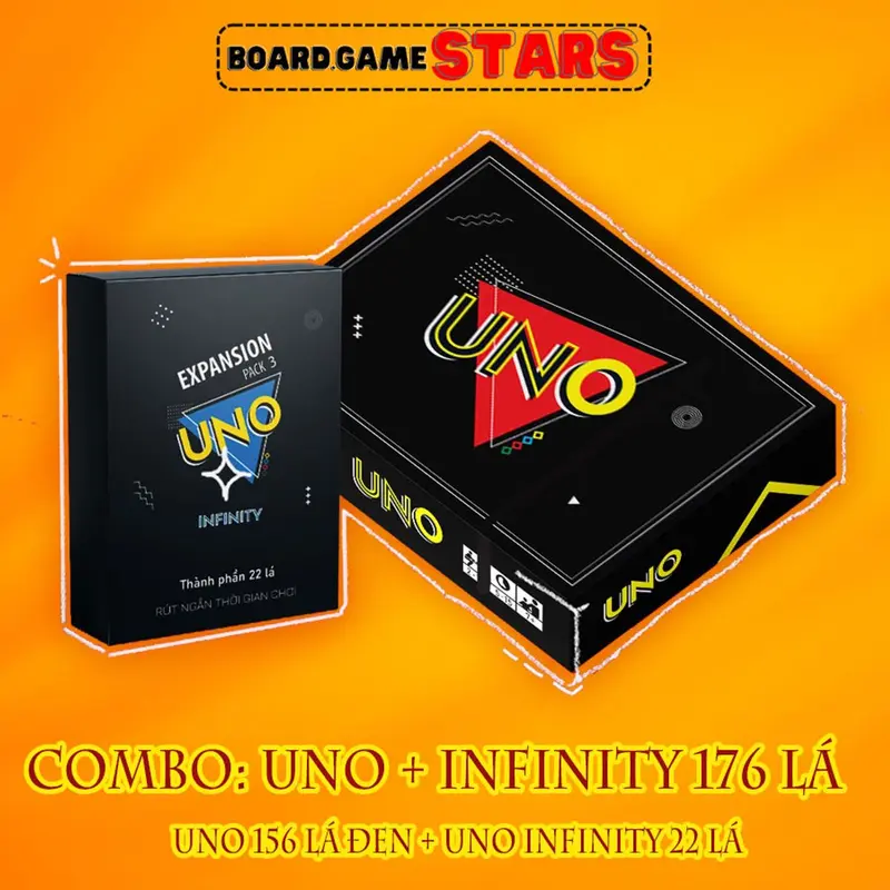 UNO INFINITY (Uno mở rộng) giúp rút gắn thời gian 1 ván chơi-[𝗕𝗼𝗮𝗿𝗱𝗚𝗮𝗺𝗲 𝗦𝗧𝗔𝗥] 0