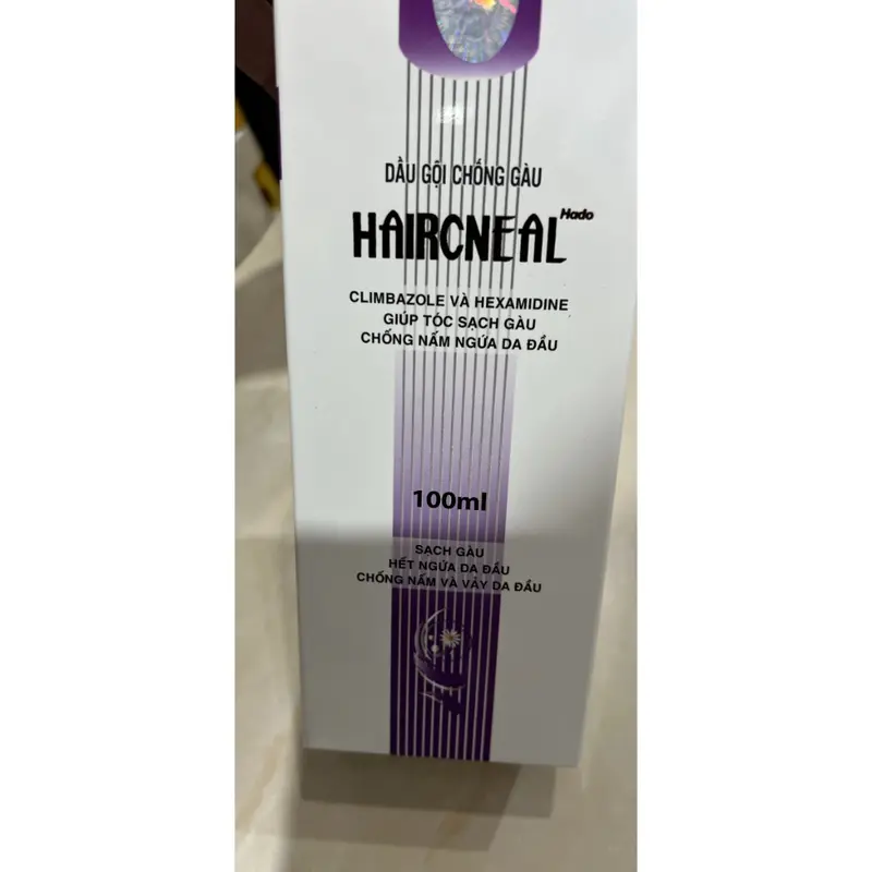 Dầu gội HairCneal, dầu gội HairCneal dành riêng cho tóc gàu, nấm da đầu nhiều hộp 50 gói, Chai 50ml, chai 100ml Nữ 7
