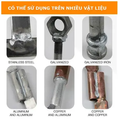 Dải hàn nhôm dễ tan chảy / 3 /6/9 thanh hàn nhiệt độ thấp / cao / không cần hàn Dụng cụ hàn tiện lợi / Que hàn không gỉ Que hàn 8