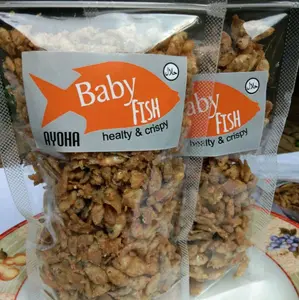 BABYFISH CRISPY 100 gram - Snacks Makanan Food Pedas