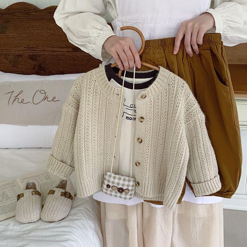 Product Introduction of Quần Áo Mùa Thu Cho Trẻ Em, Áo Khoác Len, Áo Len Bé Trai, Áo Len Cardigan, Áo Phong Cách Phương Tây Mùa Xuân Và Mùa Thu Cho Bé Gái, Áo Khoác Be 14