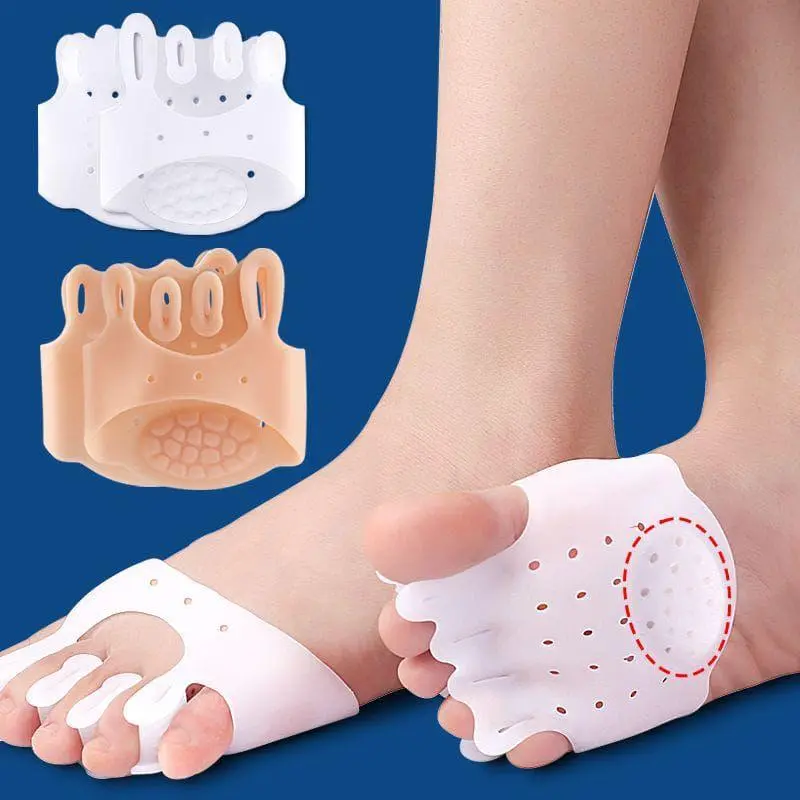 Insole silikon kaki depan wanita sol pemisah jari kaki bunion bantalan kaki depan super empuk SEB01 Shoe