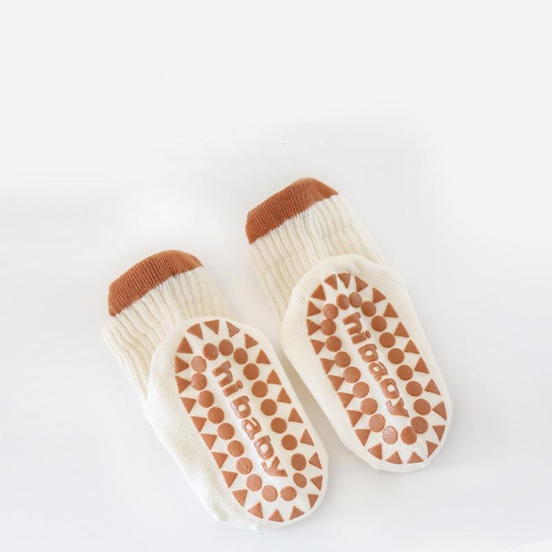 3 Pair/set Soft Baby Sock for Boy Girl Simplicity Solid Color Non-slip Floor Sock for Toddler Spring Cotton Indoor Infant Sock 1