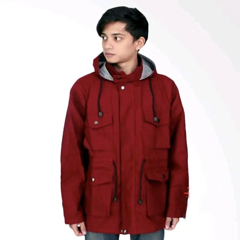 Jaket Parka Loreng Canvas Unisex Premuim Quality 3