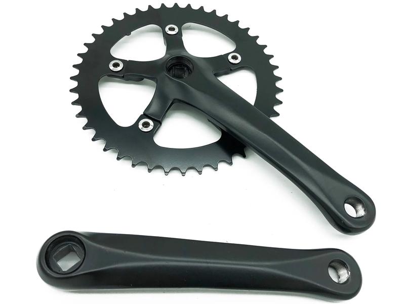 Đùi đĩa cơ bản 1 tầng cho xe đạp Fixed Gear Đen 44T Sports Gắn Xe Đạp Đạp Xe Đạp Đạp Xe Đạp