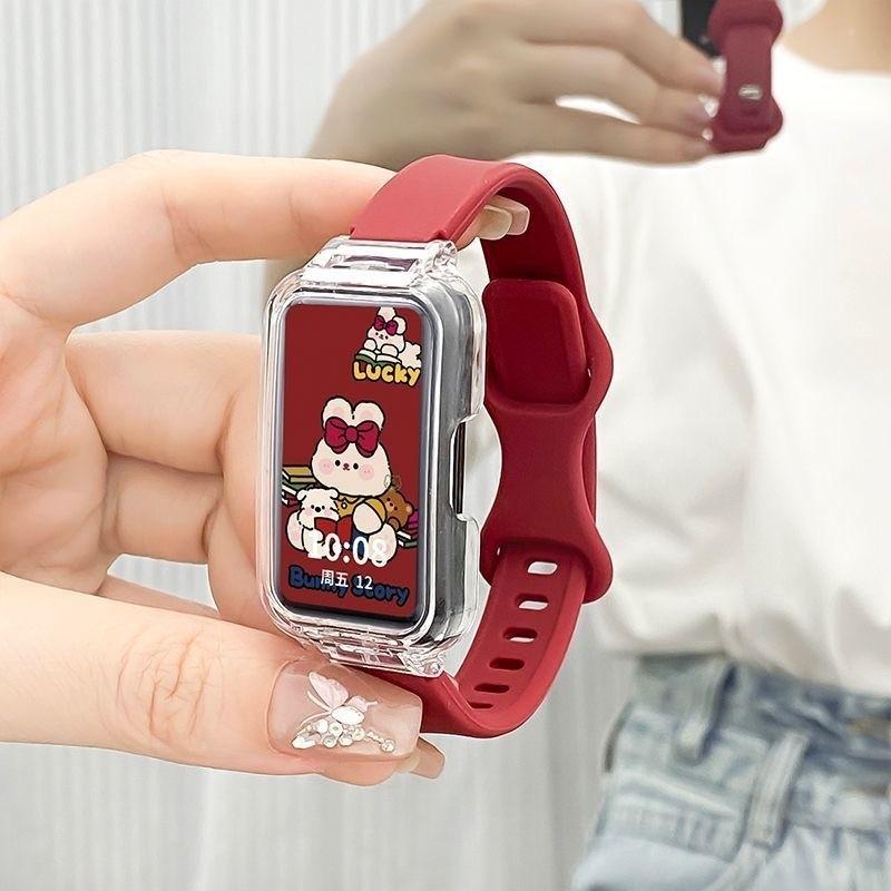 Tali Jam Tangan Anti Gores Transparent PC Case Silicone Strap for Huawei Band 10/9/8 Hard Frame Protective Cover Bumper Cover Screen Protector Soft Silikon Wristband Rubber Band Accessories Smartwatch for Huawei Band 10 9 8 NFC Tali Jam Tangan Anti Gores Transparent PC Case Silicone Strap for Huawei Band 10/9/8 Hard Frame Protective Cover Bumper Cover Screen Protector Soft Silikon Wristband Rubber Band Accessories Smartwatch for Huawei Band 10 9 8 NFC