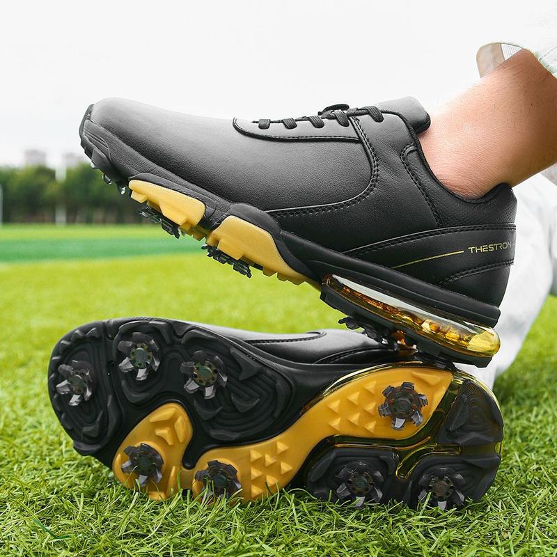 Product Introduction of New Breathable Men's Golf Shoes Professional 8 Studs Large Size Waterproof Non-slip Lightweight Casual Sports Shoes XZ25044 16