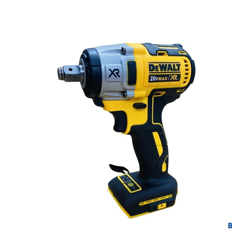 Thân Máy siết bulong Dewalt chân pin phổ thông 4 cm, lực siết 380 Nm, động cơ không chổi than