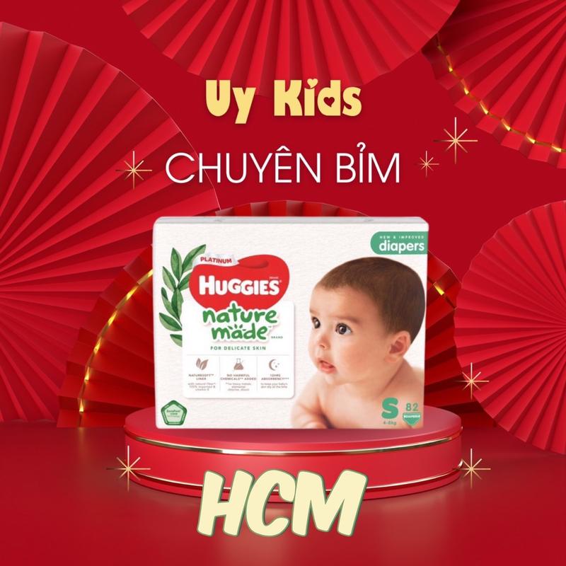 Bỉm tả dán/ quần HUGGIES PLATINUM NATURE MADE bông hữu cơ đủ size ở HCM Cho Bé