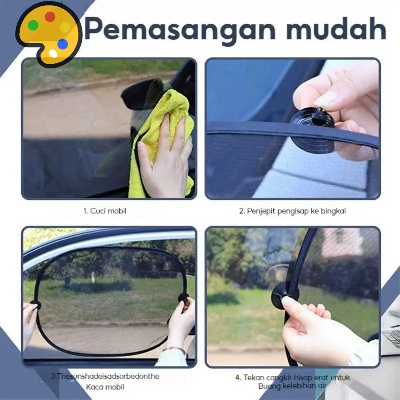1/2/5pcs Set of Car Sunshade UV Protection Car Curtain, Car Window Sun Shield, Glass Protector Against Glare and Heat - Ideal for Car Owners and Resellers.pain 5