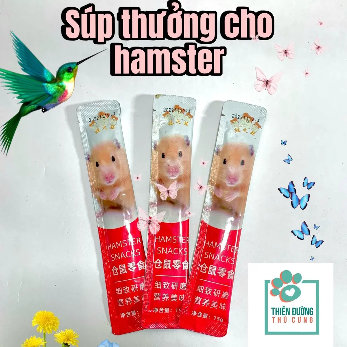 SÚP THƯỞNG CHO HAMSTER