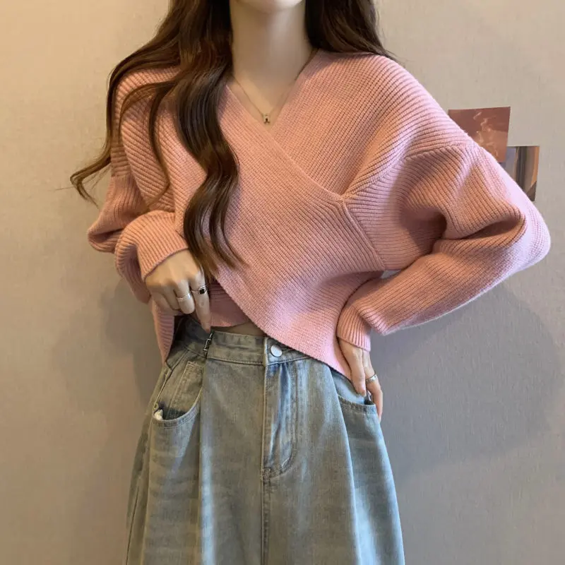 Áo Len Mặc Trong, Thiết Kế Đẹp Phong Cách Thường Ngày Thích Hợp Cho Mùa Thu Và Mùa Đông, Áo Mỏng, Áo Len Phong Cách Pháp Cao Cấp, Phong Cách Phương Tây, Có Thể Mặc Bên Trong Nữ Top Women Sọc Kẻ Cổ Tròn