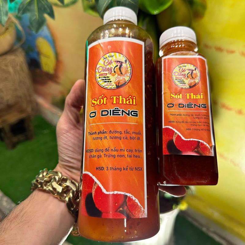 [ĂN VẶT CÔ DIÊNG] Sốt Thái chua ngọt nhà Ơ Diêng - Chai 1000ml - Chai 500ml - Chai 330ml - Nước Sốt - Gia Vị