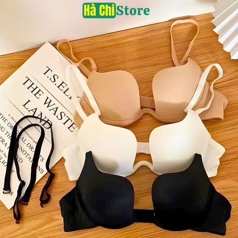 Áo Lót Nữ, Áo Ngực Có Gọng Nâng Ngực Mặc Đồ Hở Ngực , Hở Lưng Mặc Được 7 Kiểu AL14 Women Bra Tua Rua