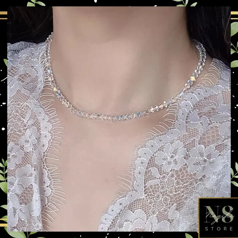 Kalung manik gelang simple crystal korean style / gelang manik 0