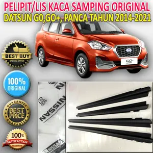 Karet Pelipit List Kaca Pintu Luar Datsun Go Plus(+) Panca Cross 1 Set