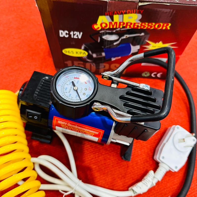  Bơm điện 220V đa năng Máy bơm lốp ô tô sử dụng trực tiếp nguồn điện 220V  Bơm hơi mini đa năng bơm khỏe role bảo vệ bơm xe máy bơm ô tô 