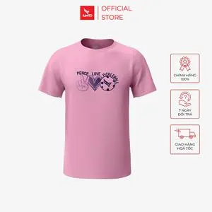 Áo Tshirt Pickleball Kamito Peace Love  Thể Thao Cổ Tròn
