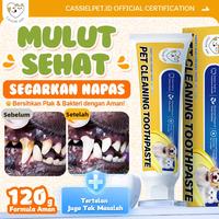 Gambar Cassiel Pet Pasta Gigi Anjing/Odol Kucing 120g - Atasi Karang Gigi & Napas Segar, Gratis Sikat Gigi - 120g dari CASSIEL-PET ID Kota Administrasi Jakarta Barat 1 Tokopedia