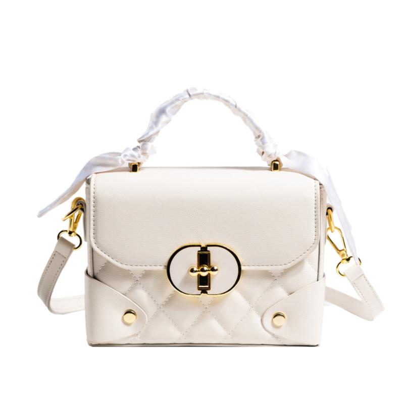 Túi xách nữ, túi đeo chéo dáng hộp trần chỉ Mhóa T cao cấp M341