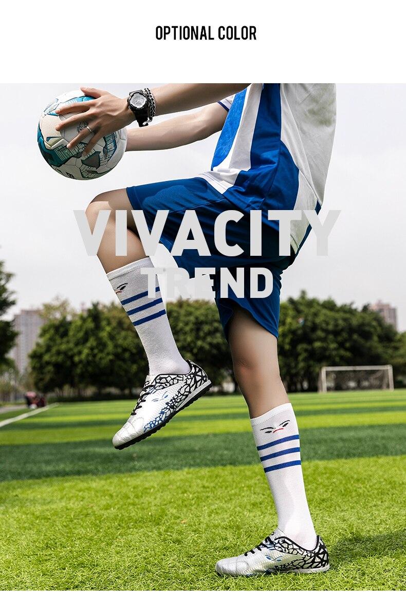 Product Introduction of Professional soccer shoes kids football sneakers men women adult cleats grass training Sports futsal shoes 45