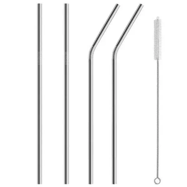 Ống hút inox LocknLock thép không gỉ, cong, thẳng, cọ rửa - T2CMALL 2