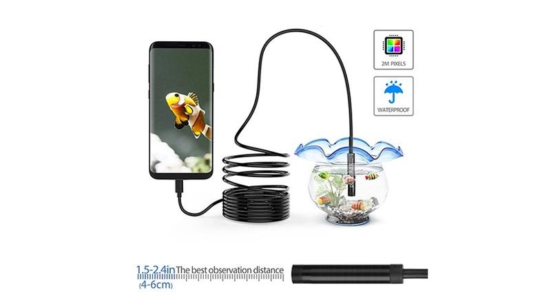 Product Introduction of กล้องงู กันน้ำ สายแข็งดัดได้ยาว 5เมตร รุ่น (HW7M) Endoscope LED Waterproof สำหรับโทรศัพท์มือถือ android ,PC 4