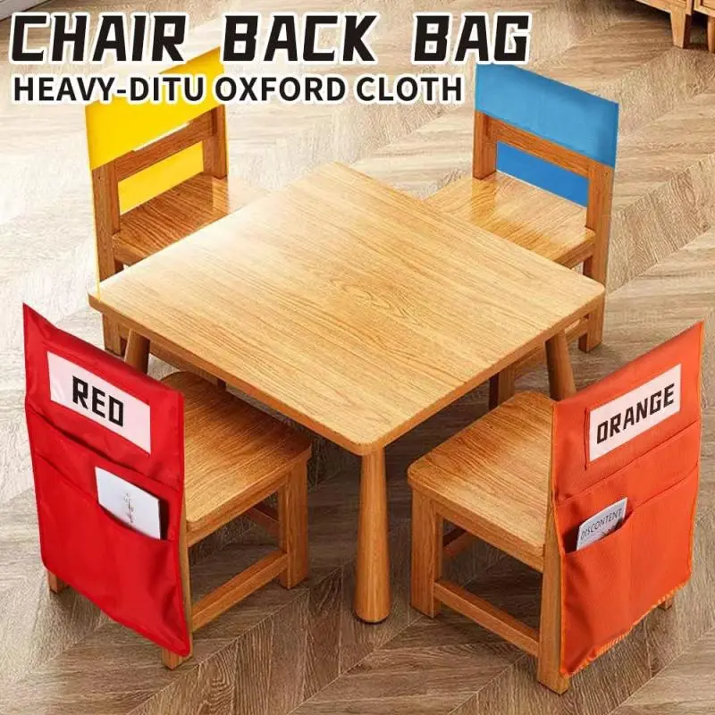 1/6PCS Chairback Buddy Pocket Chart Chair Pockets For Classrooms Seat ...