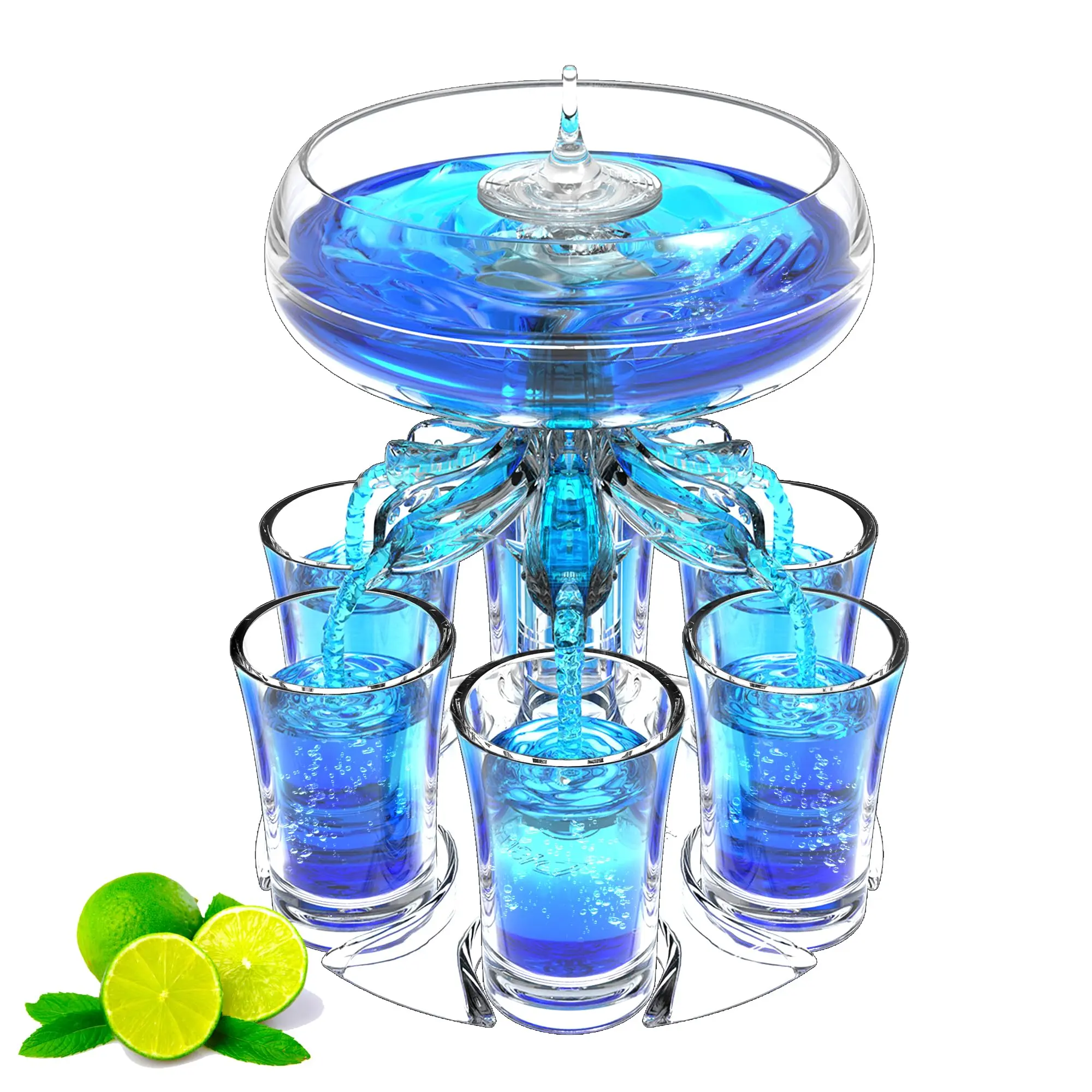Acrylic Party Cup Dispenser, 1 Set Multifunctional Beverage Dispenser, Bar Accessories for Home Birthday Party Wedding Bar