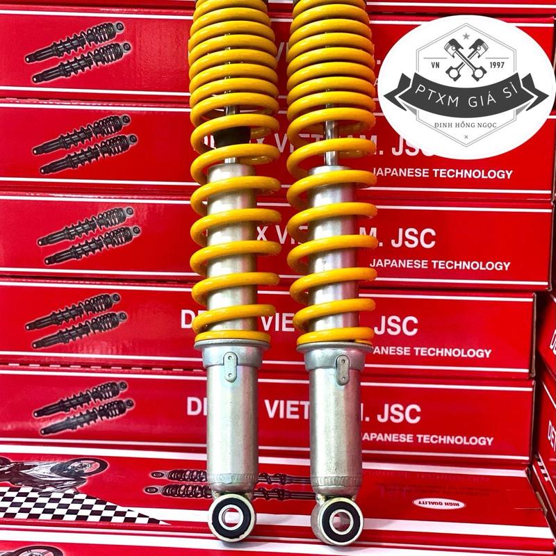 PHUỘC TẢI 300kg 2 TRONG 1 gắn cho DREAM VÀ TẤT CẢ CÁC ĐỜI XE WAVE,FUTURE Đen,Đỏ,Vàng CHÍNH HÃNG DETEX Phụ Tùng