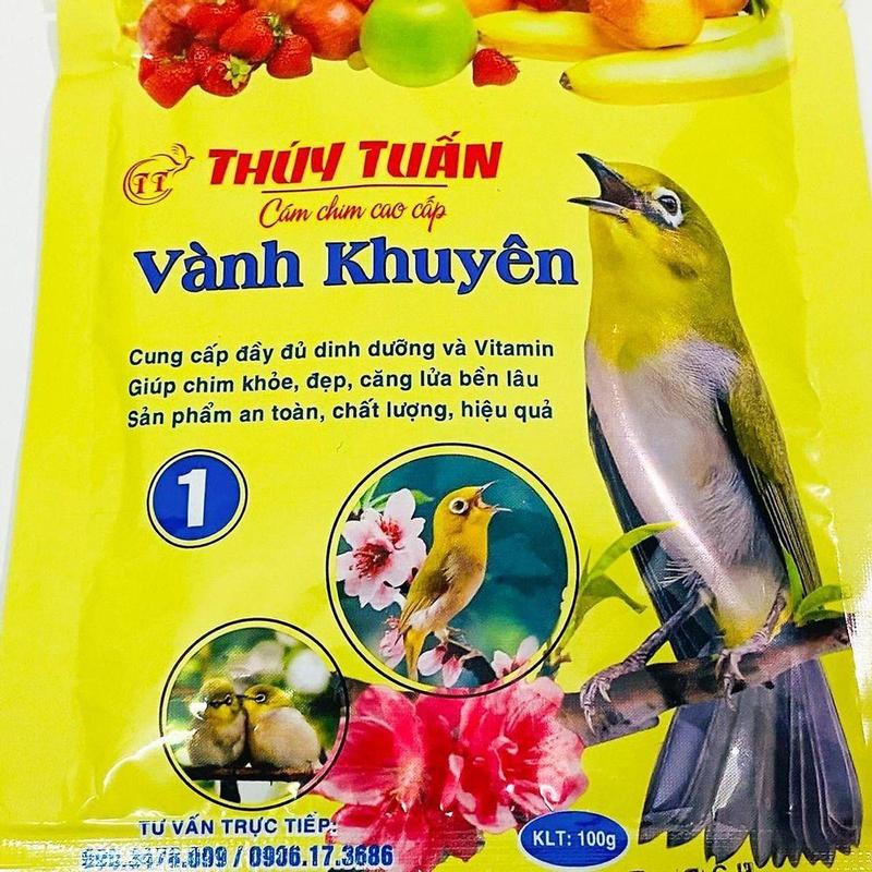 Cám thúy tuấn khuyên số 1 cám thủy tuấn 1, 2, 3, 0, vip thức ăn cho chim khuyên