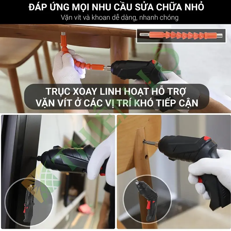 Máy Khoan Mini 12V 13W Thiên Lộ Đa Năng Đánh Bóng Chạm Khắc Khoan - Tặng 24 Phụ Kiện 4