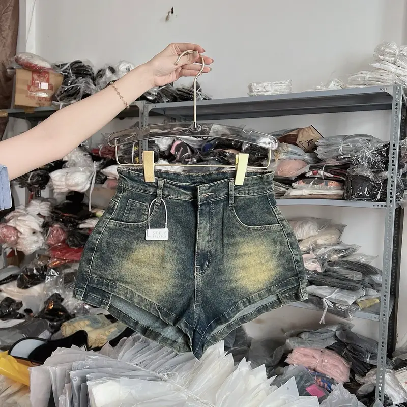 Quần socc jeans trơn ôm dáng cạp cao Co Giản -199/Kim Uyên BTQ 6