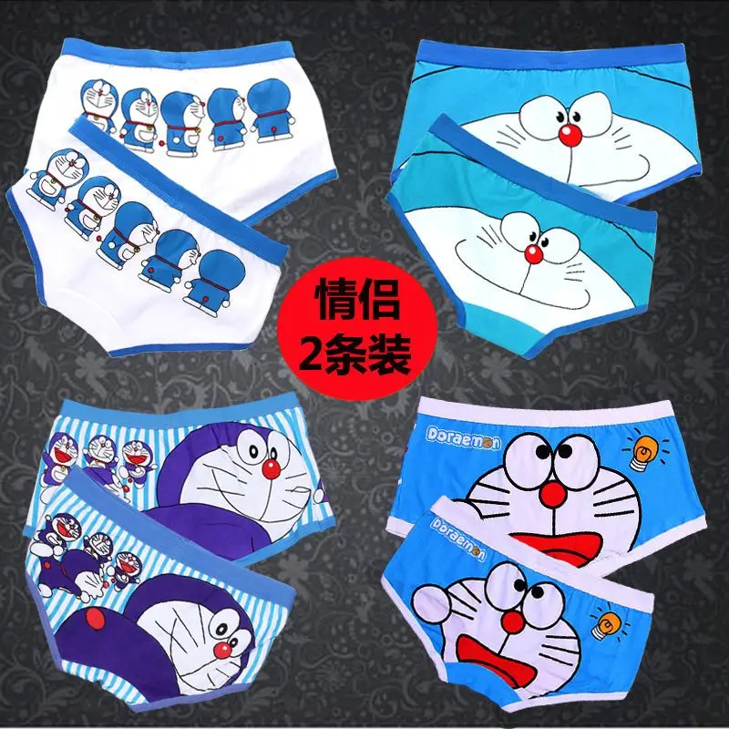 Đồ Lót Cặp Đôi, Cotton Nguyên Chất, Phù Hợp Với Nam Và Nữ, Quần Lót Boxer Nam, Nữ Tam Giác, Thiết Kế Doraemon Dễ Thương Và Sáng Tạo, Bộ Sưu Tập Năm 2025