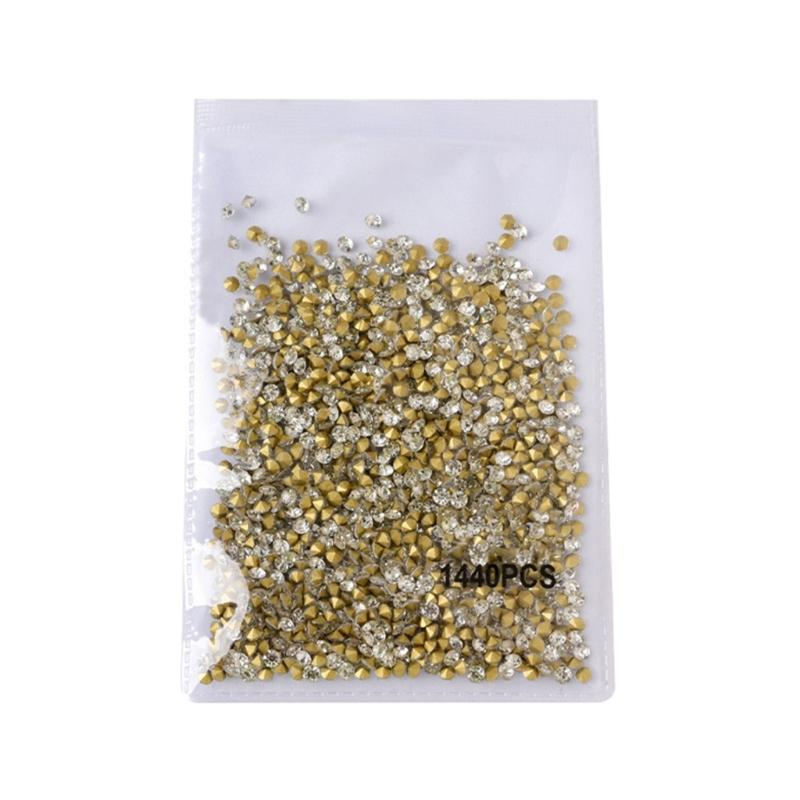 Product Introduction of LESHE Crystal Nail Rhinestones Mix Size Pointed Back Nails Crystals Gems Stone for Nail Art Decorations DIY-Crafts Accessories 0