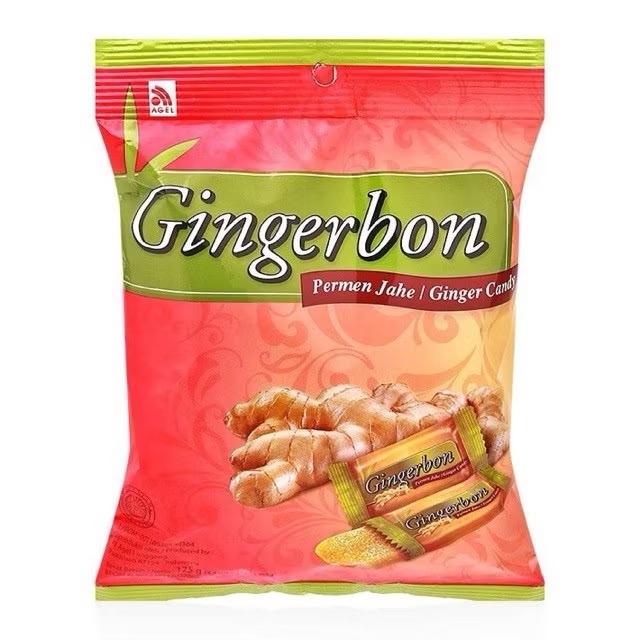 Kẹo gừng dẻo Gingerbon Indonesia 125g nhập khẩu chính hãng