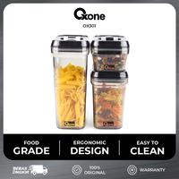 Gambar Oxone OX301 3pcs Plastic Storage with Air Vacuum - Black dari Oxone Official Kota Administrasi Jakarta Utara 2 Tokopedia