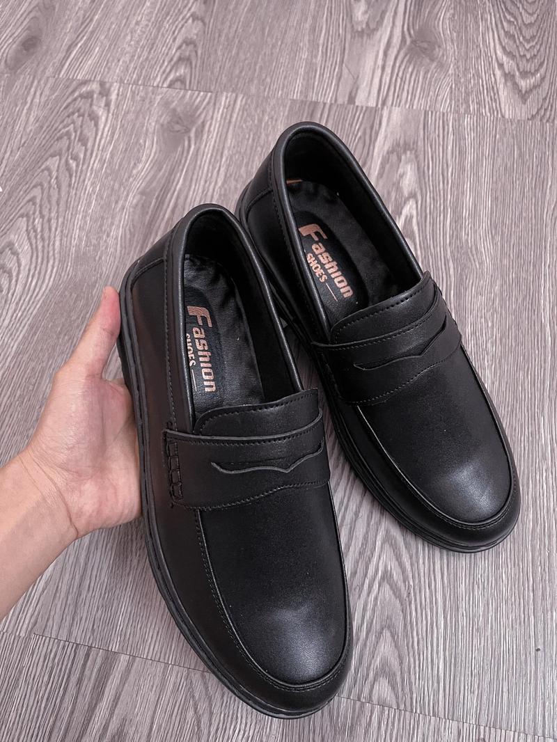 Product Introduction of Giày penny loafer back & white, giày lười đốc, khâu đế phối màu thời thượng ST 4