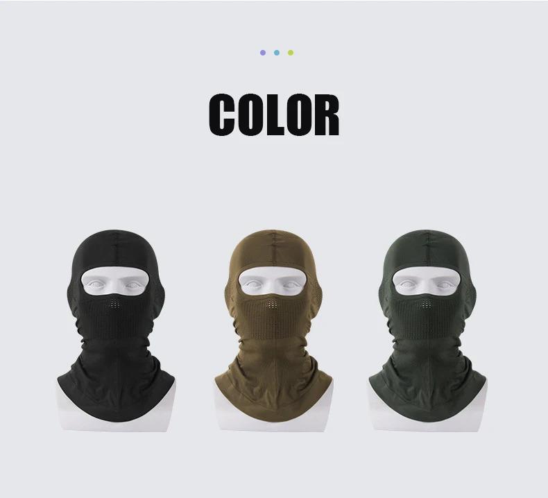 Product Introduction of Mặt Nạ Toàn Mặt Chiến Thuật, Độ Đàn Hồi Cao, Thoáng Khí, Mặt Nạ Balaclava, Thích Hợp Để Đạp Xe, Trượt Tuyết Thể Thao Ngoài Trời, Đi Xe Máy, Khăn Quàng Cổ, Mũ Bảo Hiểm, Mũ Bên Trong Che Mặt Sport 7