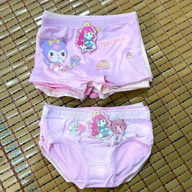 Set 10 quần chip (5 quần tam giác + 5 quần đùi) hoạ tiết và màu ngẫu nhuên size 10-27kg 7