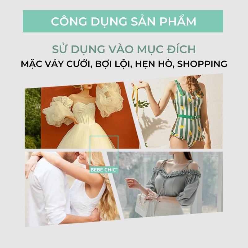 [BIG SALE] ADORE Combo 2 Cặp Dán Ngực Silicone Bra Cài Trước Tạo Khe Đẩy Ngực Bám Dính Tốt Tặng kèm Dây Đeo Trong Suốt cup 6