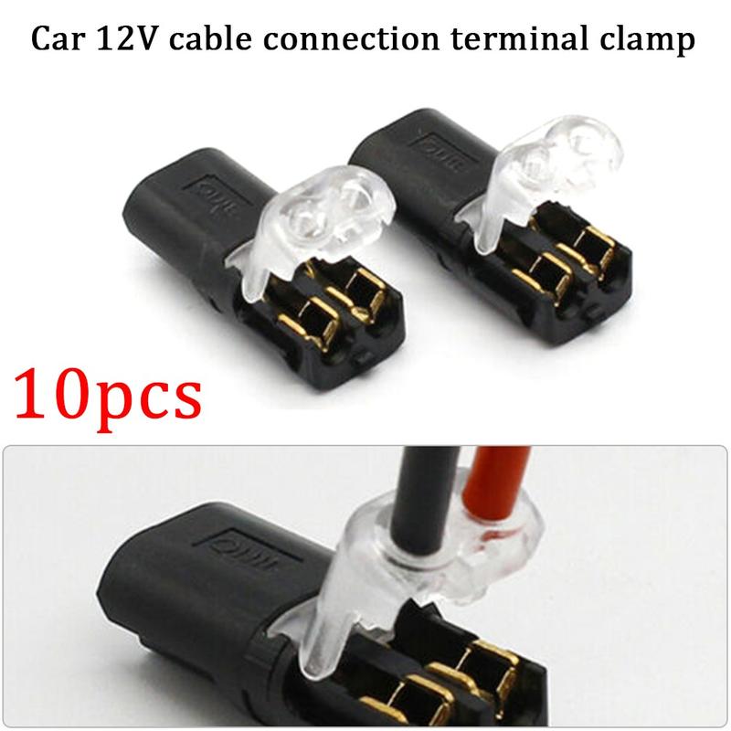 10PCS 12V Car Wire and Cable  Connector With Terminal Connection Clamp 8